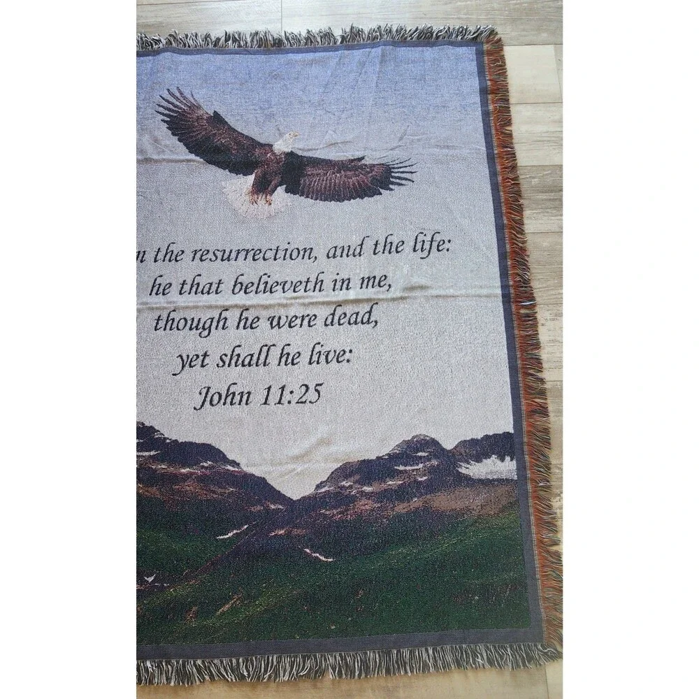 Eagle woven tapestry